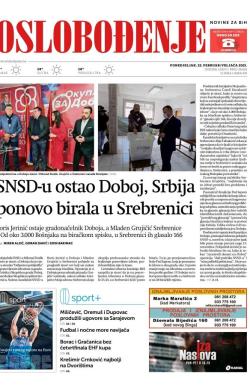 Oslobođenje - broj 26616, 22. feb 2021.