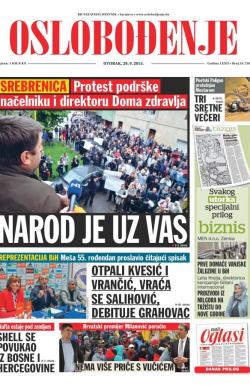 Oslobođenje - broj 24.728, 29. sep 2015.