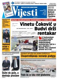 Vijesti - broj 6226, 27. jul 2015.