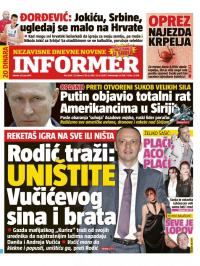 Informer - broj 1566, 20. jun 2017.