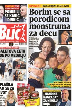 Blic - broj 7380, 31. avg 2017.