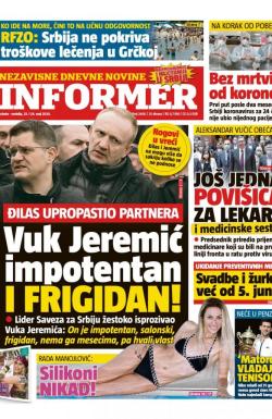 Informer - broj 2456, 23. maj 2020.