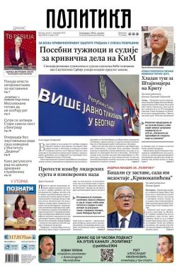 Politika - broj 39844, 1. nov 2024.