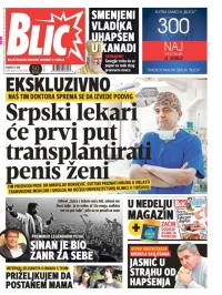 Blic - broj 7648, 2. jun 2018.