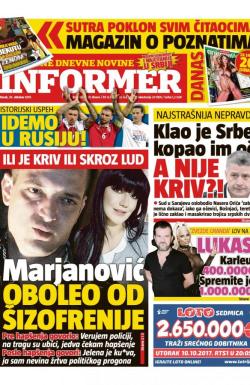 Informer - broj 1662, 10. okt 2017.