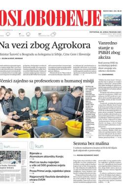 Oslobođenje - broj 25288, 20. apr 2017.