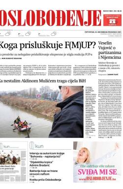 Oslobođenje - broj 25529, 21. dec 2017.