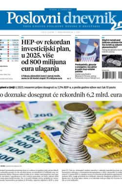 Poslovni Dnevnik - broj 5253, 9. jan 2025.