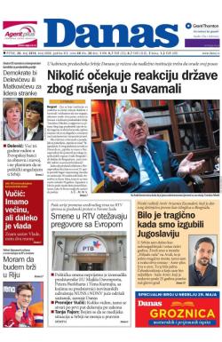 Danas - broj 6808, 20. maj 2016.
