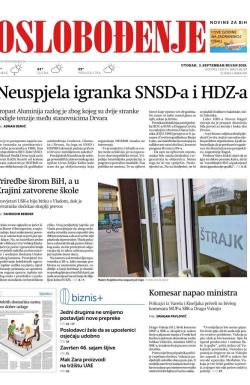 Oslobođenje - broj 26137, 3. sep 2019.