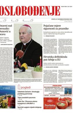 Oslobođenje - broj 25174, 24. dec 2016.