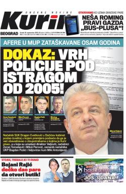 Kurir - broj 3585, 18. sep 2013.
