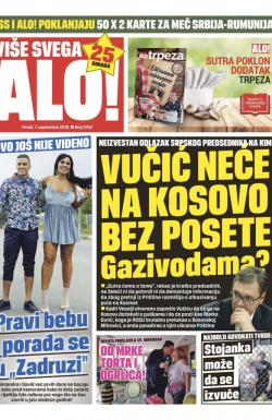 Alo - broj 3783, 7. sep 2018.