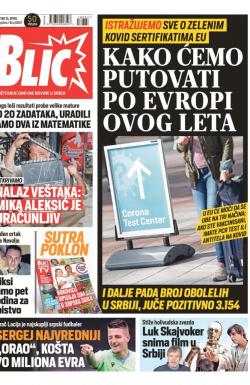 Blic - broj 8667, 15. apr 2021.