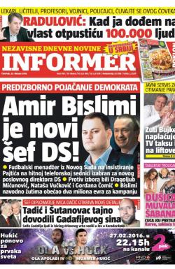 Informer - broj 1161, 25. feb 2016.