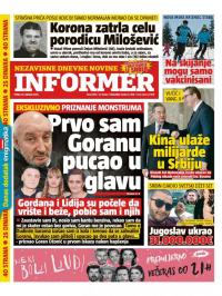 Informer - broj 2899, 29. okt 2021.