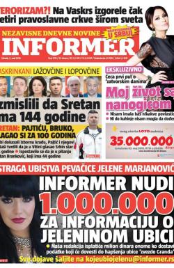 Informer - broj 1218, 3. maj 2016.