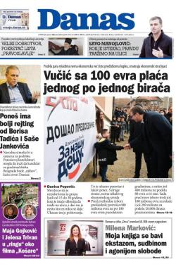 Danas - broj 8884, 25. jan 2022.