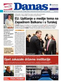 Danas - broj 6316, 14. jan 2015.