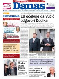 Danas - broj 6912, 1. sep 2016.