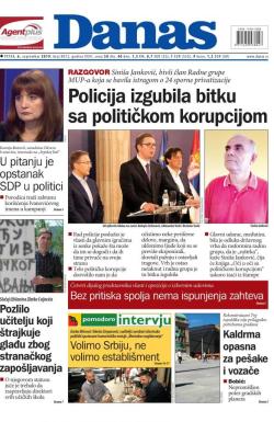 Danas - broj 8012, 6. sep 2019.