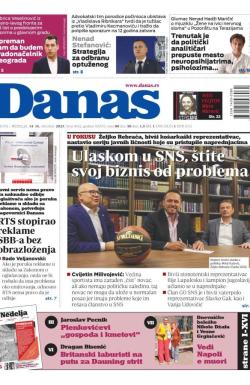 Danas - broj 9432, 14. okt 2023.