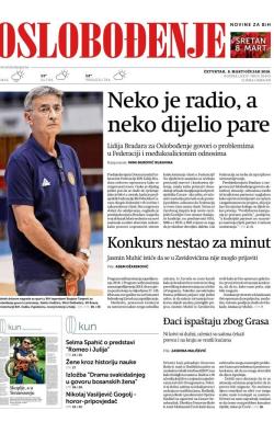Oslobođenje - broj 25603, 8. mar 2018.