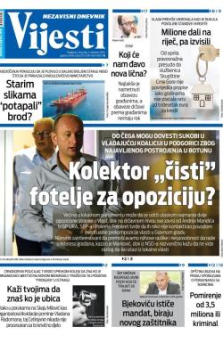 Vijesti - broj 9850, 2. okt 2025.