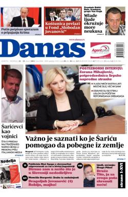 Danas - broj 6018-19, 22. mar 2014.