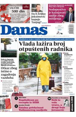 Danas - broj 8489-8490, 26. dec 2020.