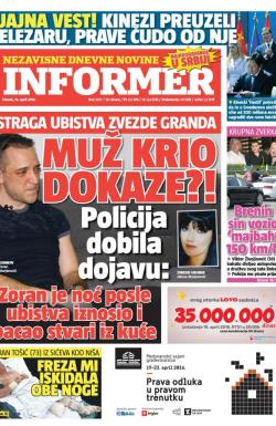 Informer - broj 1207, 19. apr 2016.