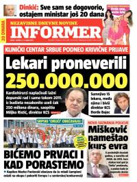 Informer - broj 380, 3. avg 2013.