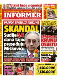 Informer - broj 1599, 28. jul 2017.