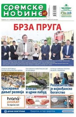 Sremske Novine - broj 3092, 3. jun 2020.