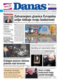Danas - broj 6742, 15. mar 2016.