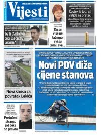 Vijesti - broj 9906, 28. nov 2025.