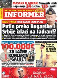 Informer - broj 1176, 14. mar 2016.