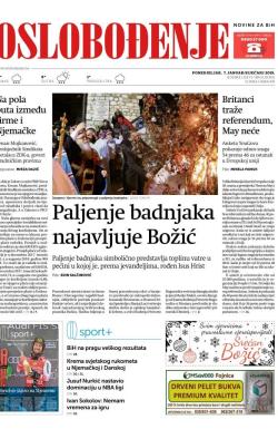 Oslobođenje - broj 25902, 7. jan 2019.