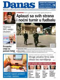 Danas - broj 8208, 20. mar 2020.