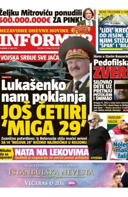 Informer - broj 1824, 23. apr 2018.