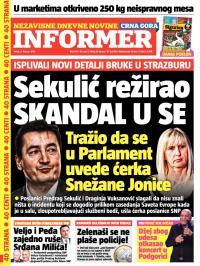Informer CG - broj 841, 6. feb 2015.