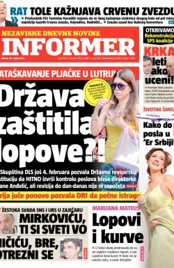 Informer - broj 394, 20. avg 2013.