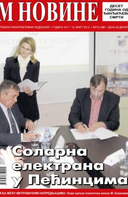 M Novine, Sr. Mitrovica - broj 586, 13. mar 2013.