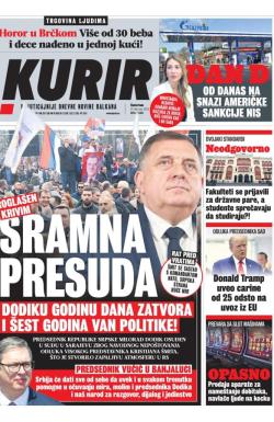 Kurir - broj 3952, 27. feb 2025.