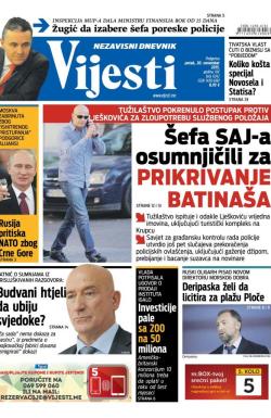 Vijesti - broj 6342, 20. nov 2015.