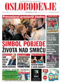Oslobođenje - broj 24.559, 13. apr 2015.