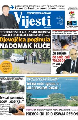 Vijesti - broj 6186, 17. jun 2015.