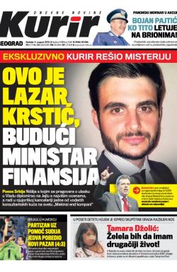 Kurir - broj 3547, 11. avg 2013.