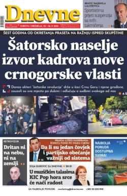 Dnevne novine - broj 3107, 25. sep 2021.