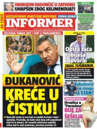Informer CG - broj 1136, 26. jan 2016.